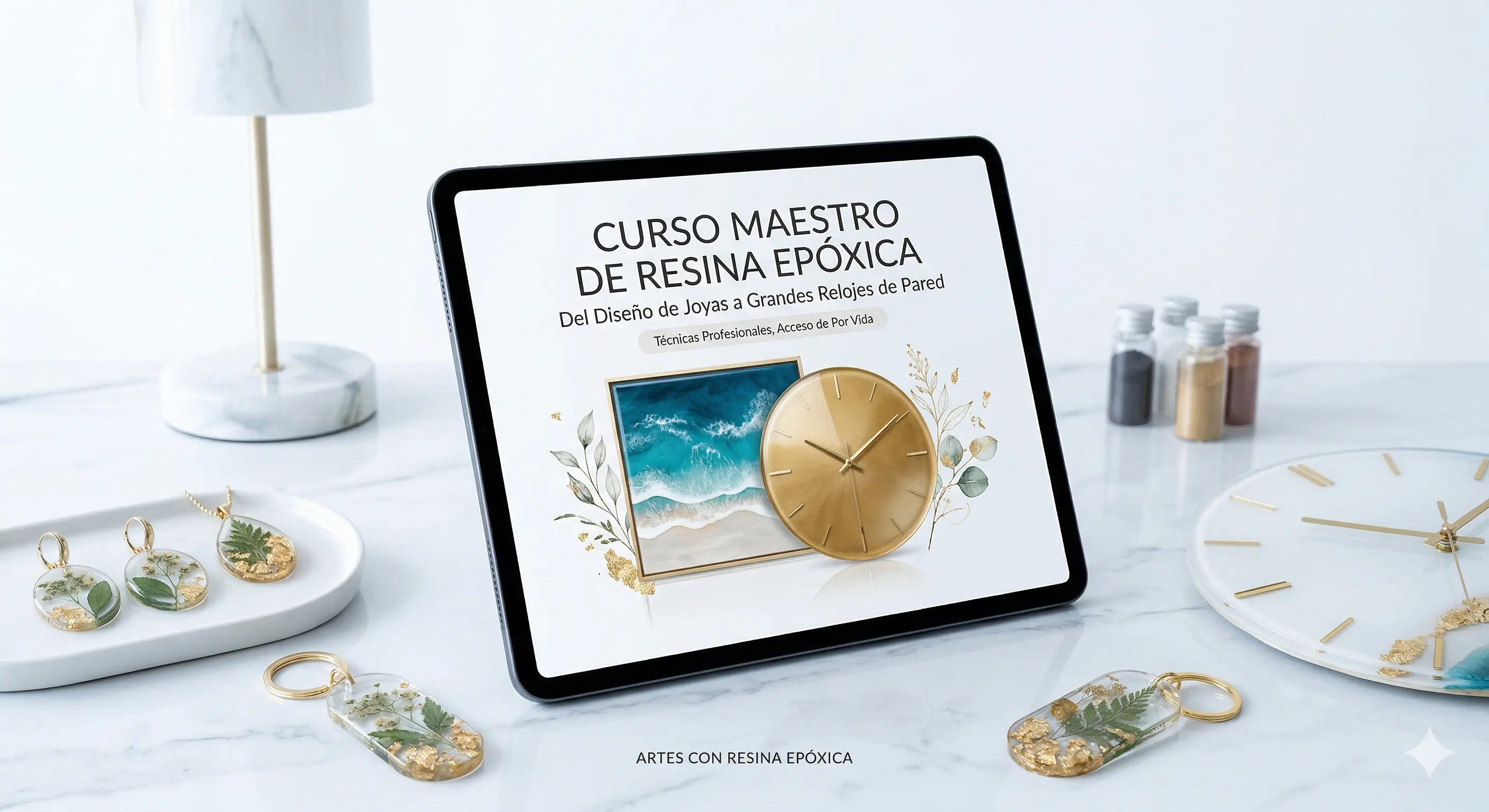 Curso Diseña y Crea con Resina